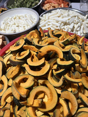 Handcrafted Fresh Vegetable Pet Treats –  (20 Pieces) Vacuum-Sealed Pack (Pumpkin, Carrot, Yam) – No Additives, All-Natural, Digestive Support