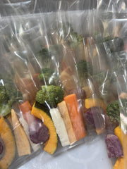 Handcrafted Fresh Vegetable Pet Treats –  (20 Pieces) Vacuum-Sealed Pack (Pumpkin, Carrot, Yam) – No Additives, All-Natural, Digestive Support