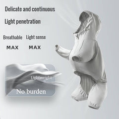 dog raincoat with hood 002