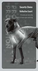dog raincoat with hood 012