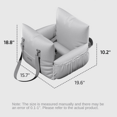 Safe and Detachable Dog Car Seat for Small Dogs-sku009