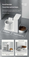 Automatic Water And Food Dispenser For Dogs
