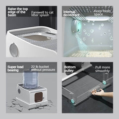 Extra Large Litter Box for Big Cats