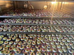 Handcrafted Chicken & Cheese Pet Donuts – 20-Pack, 100% Natural, No Additives, Fresh Ingredients – Perfect for Meal Toppers or Training Treats