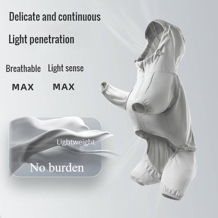 dog raincoat with hood 002