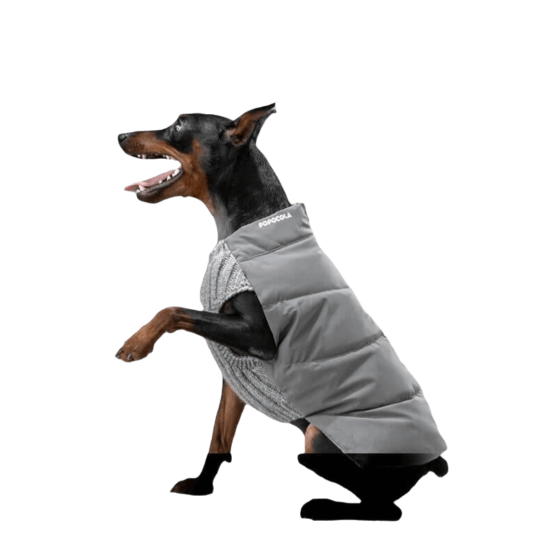 Dog Puffer Jacket Without Sleeves